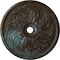 Ekena Millwork Sellek Ceiling Medallion (Fits Canopies up to 9"), 42 1/8"OD x 1 7/8"P, Bronze Blue Patina CM42SKBBS - alternate 1